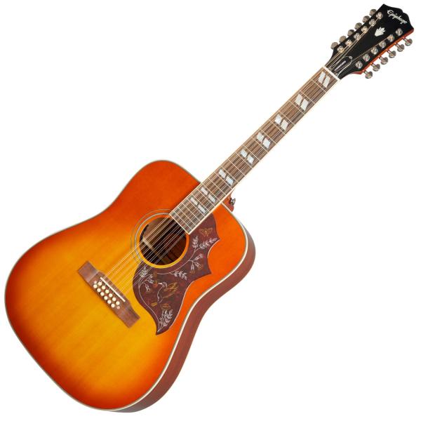 Epiphone ( エピフォン ) Hummingbird 12-String Aged Cherry Sunburst  ハミングバード 12弦アコースティックギター エレアコ