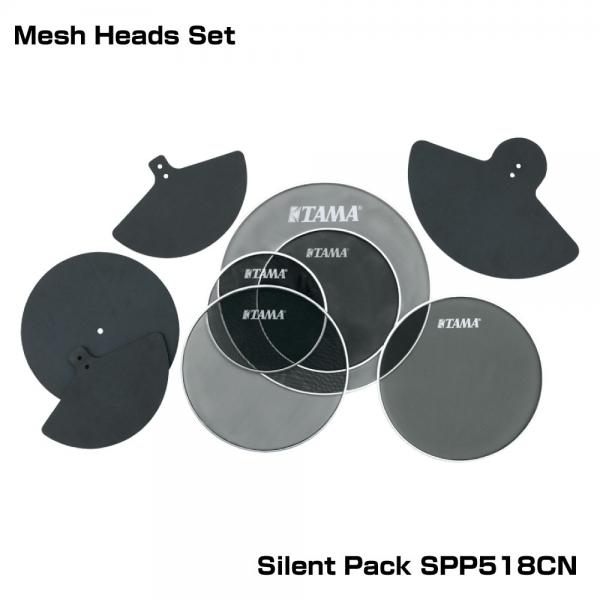 TAMA ( タマ ) Mesh Heads Set Silent Pack SPP518CN