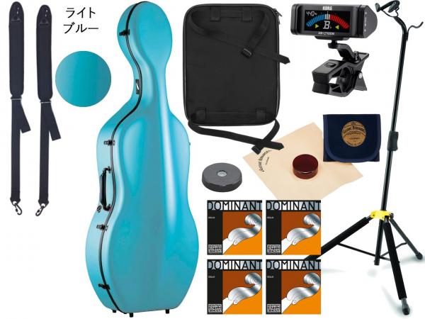 Carbon Mac ( カーボンマック ) CFC-L チェロ ケース ライトブルー LBL ハードケース 4/4 リュック 水色 cello cases light blue セット A 　北海道 沖縄 離島 代引き 同梱不可