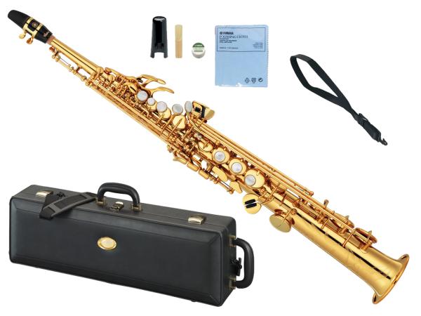 YAMAHA ( ヤマハ ) YSS-82Z ソプラノサックス カスタムZ ラッカー ゴールド カーブドネック Soprano saxophone gold Custam Z 管楽器　北海道 沖縄 離島不可