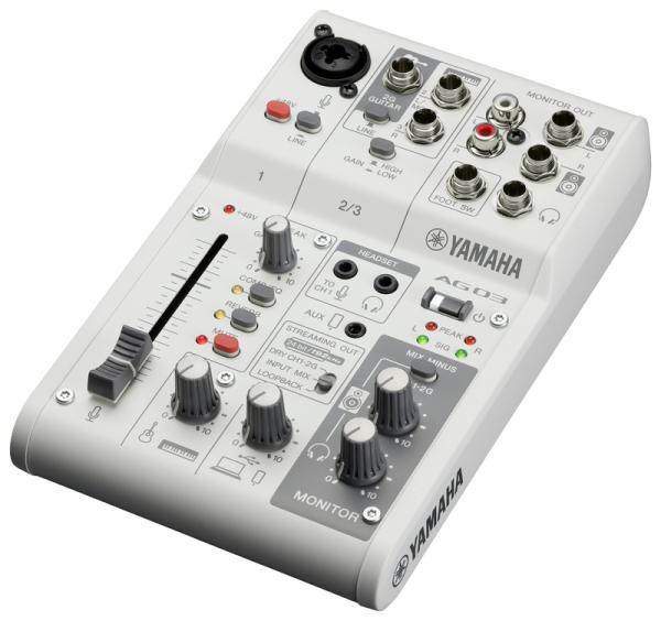 YAMAHA ヤマハ AG03MK2 White