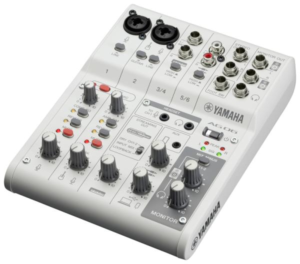 YAMAHA ヤマハ AG06MK2 White【即納可能！】 
