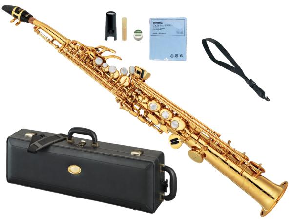 YAMAHA ( ヤマハ ) YSS-82ZR ソプラノサックス カスタムZ ラッカー ゴールド カーブドネック Soprano saxophone gold Custam Z 管楽器　北海道 沖縄 離島不可