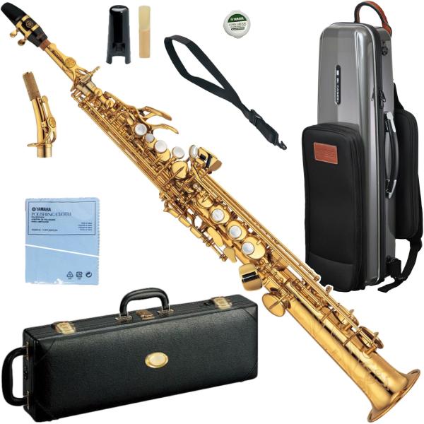 YAMAHA ヤマハ 5年保証対象 YSS-875EX ソプラノサックス カスタム ラッカー ゴールド Custam EX セットA　以下対応不可 北海道 沖縄 離島 代引き