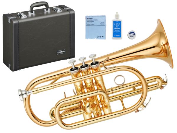 YAMAHA ( ヤマハ ) YCR-4330GII コルネット ラッカー ゴールドブラス ショート 管楽器 B♭ YCR-4330G-2 Cornet GOLD　北海道 沖縄 離島不可