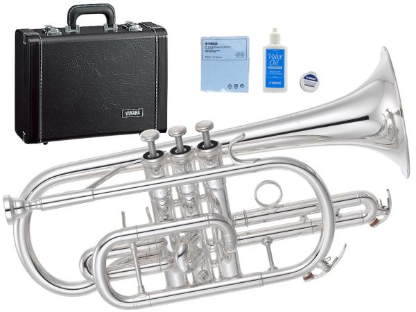 YAMAHA ( ヤマハ ) YCR-6335SII コルネット 銀メッキ イエローブラス ショート 管楽器 B♭ YCR-6335S-2 Cornet Silver　北海道 沖縄 離島不可