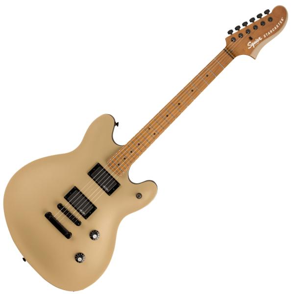 SQUIER スクワイヤー Contemporary Active Starcaster Shoreline Gold セミアコ スターキャスター エレキギター