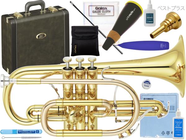 YAMAHA ( ヤマハ ) YCR-8335 コルネット ラッカー イエローブラス ショート ネオ クリアラッカー B♭ YCR-8335 Cornet Neo セット C　北海道 沖縄 離島不可