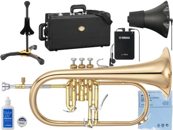 YAMAHA ( ヤマハ ) YFH-8315G フリューゲルホルン ラッカー ゴールド ゴールドブラス カスタム B♭ Flugelhorn custom gold SB6X セット　北海道 沖縄 離島不可