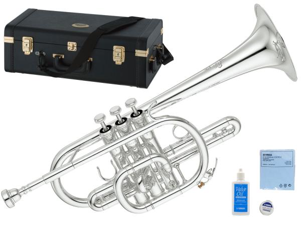 YAMAHA ヤマハ YCR-9435 C管 コルネット 銀メッキ イエローブラス ラッカー カスタム 管楽器 C Cornet Custom silver　北海道 沖縄 離島 代引き不可