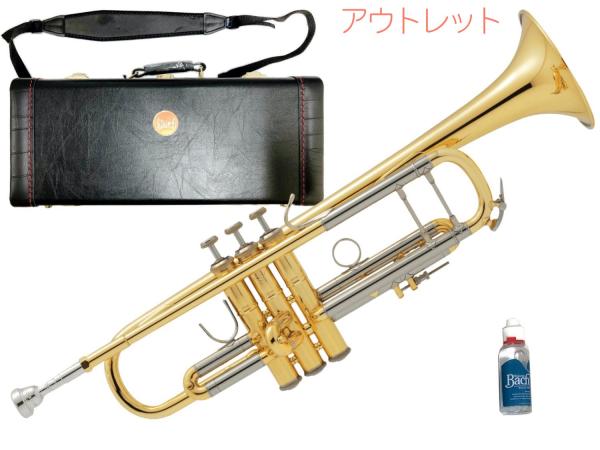 Vincent Bach ( ヴィンセント バック ) 180ML37GL アウトレット Bb トランペット イエローブラス ラッカー 管楽器 B♭ Trumpet 180 Series Gold　北海道 沖縄 離島 代引不可