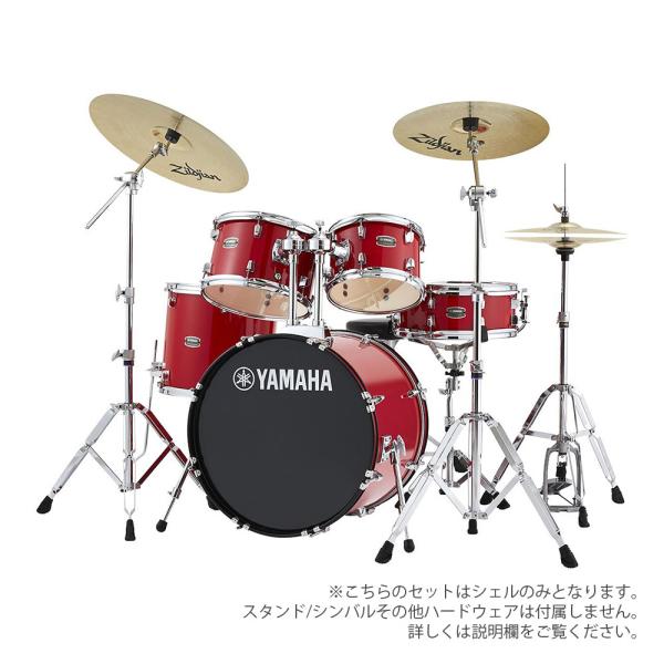 YAMAHA ( ヤマハ ) RYDEEN RDP0F5 #RD ホットレッド【 20インチバスドラムシェルセット】