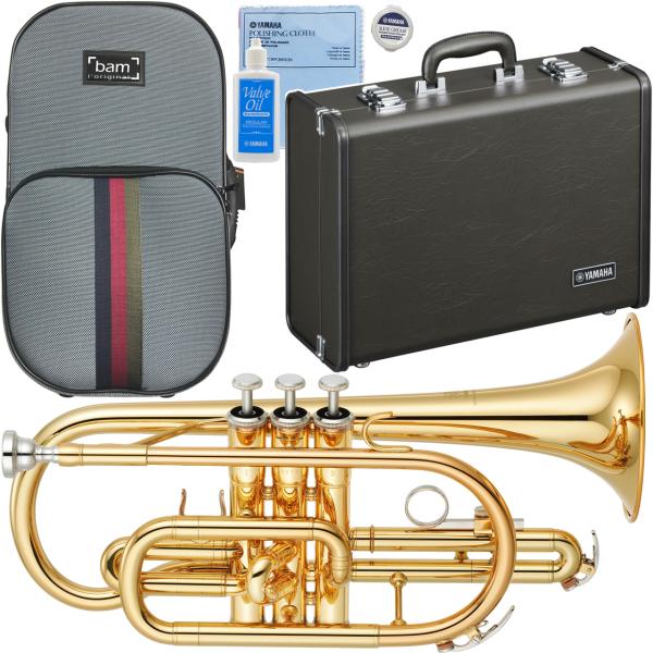 YAMAHA ヤマハ 5年保証サポート対象 YCR-2330lll コルネット ラッカー ショート 管楽器 セットD　以下は対応不可 北海道 沖縄 離島 代引き