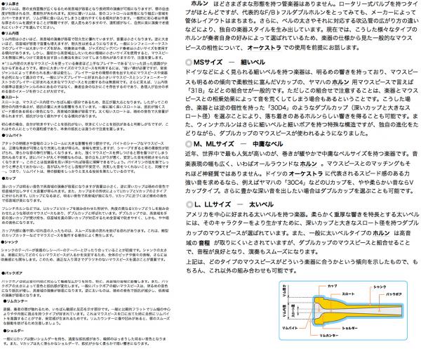 YAMAHA ヤマハ HR-30C4 特注 ホルン マウスピース PGP ピンク