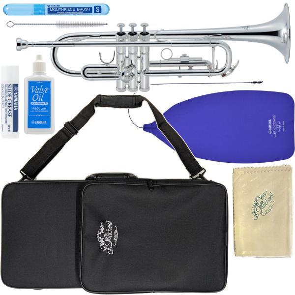 J Michael Jマイケル 3年保証対象 TR-430S トランペット 銀メッキ B♭ Trumpet セットH　以下対応不可 北海道 沖縄 離島 代引き 同梱