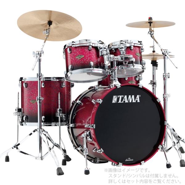 TAMA ( タマ ) Starclassic Walnut/Birch Drum Kits WBS42S-MDR シェルセット