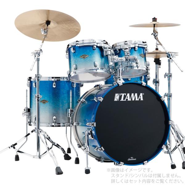 TAMA タマ Starclassic Walnut/Birch Drum Kits WBS42S-MBI モルテンブルーアイスフェード シェルセット 