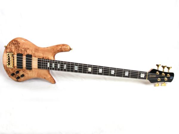 SPECTOR EURO 5 LX Poplar Burl Natural Gloss ユーロスペクター 5弦ベース  