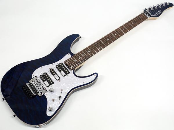 SCHECTER ( シェクター ) SD-2-24-AL See-Thru Blue RW 日本製 シェクター エレキギター