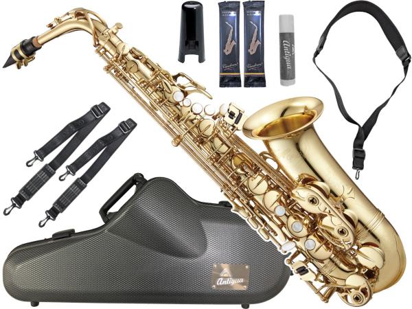 Antigua  ( アンティグア ) AS4260 アルトサックス G42 アウトレット ラッカー ゴールド 管楽器 alto saxophone G-42　北海道 沖縄 離島不可