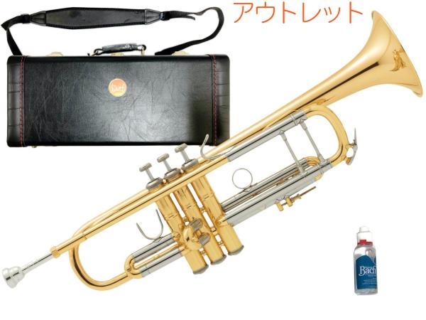 Vincent Bach ( ヴィンセント バック ) 180ML37GB アウトレット Bb トランペット ゴールドブラスベル ゴールド ラッカー 管楽器 B♭ Trumpet 180 Series Gold　北海道 沖縄 離島不可
