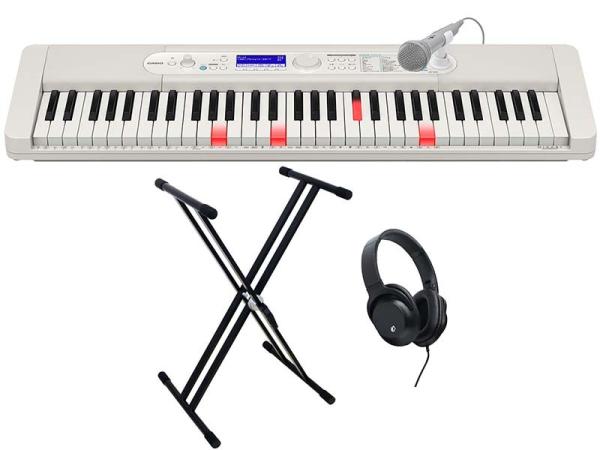 CASIO ( カシオ ) 光ナビ キーボード 61鍵盤 LK-520 練習セット 1【ローン分割手数料0%(12回迄)】