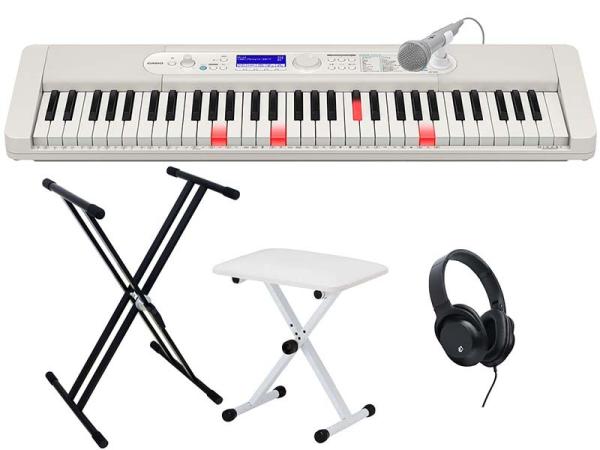 CASIO ( カシオ ) 光ナビ キーボード 61鍵盤 LK-520 練習セット 2【ローン分割手数料0%(12回迄)】