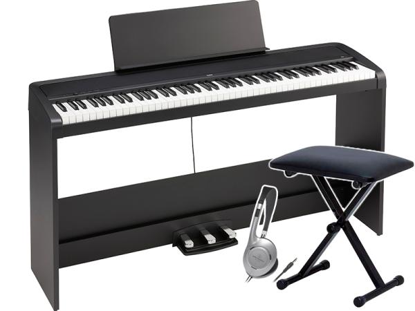 KORG コルグ B2SP-BK+ベンチ&ヘッドホンセット【ローン分割手数料0%(12回まで)対象商品!】