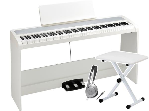 KORG ( コルグ ) B2SP-WH+ベンチ&ヘッドホンセット 【ローン分割手数料0%(12回まで)対象商品!】