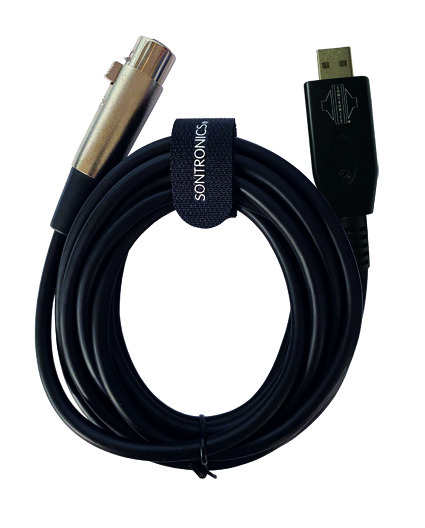 SONTRONICS ( ソントロニクス ) XLR-USB CABLE ◆プロ・クオリティのA/D変換ケーブル