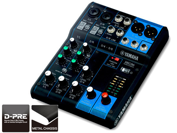 YAMAHA ヤマハ MG06 【台数限定特価!】★さらに送料無料!