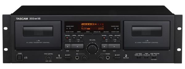 TASCAM ( タスカム ) 202MKVII ◆待望のダブルカセットデッキが登場しました!【ローン分割手数料0％(12回迄)】