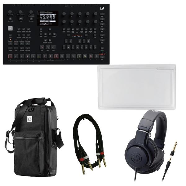 elektron Analog Four MKII BLACK◆お買い得豪華セット!【ローン分割手数料0%(12回迄)】