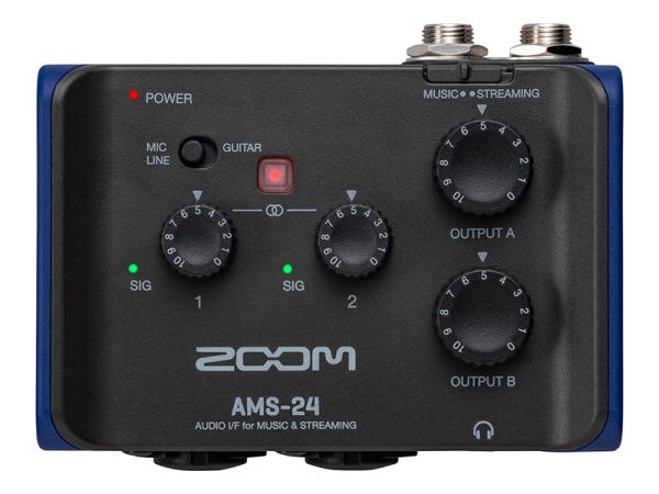 ZOOM ( ズーム ) AMS-24 オーディオインターフェイス 【小型オーディオ ZOOM ( ズーム ) AMS-24 オーディオインターフェイス 【小型オーディオ