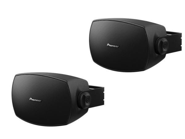 Pioneer パイオニア CM-S54T K (BK / ブラック)  (2本/ペア) ◆ 4.5インチ 2way 商用空間用 サーフェスマウント スピーカーシステム 露出型