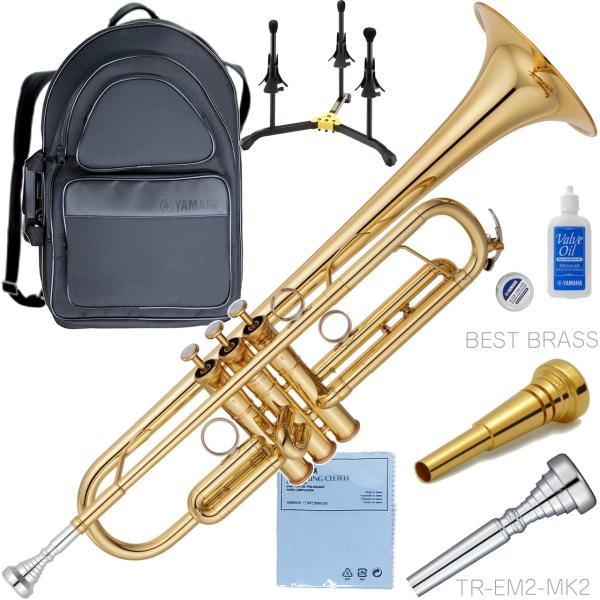 YAMAHA ( ヤマハ ) YTR-8330EM エリック ミヤシロ トランペット ラッカー イエローブラス 管楽器 B♭ Trumpets gold custom Eric Miyashiro セット F　北海道 沖縄 離島不可