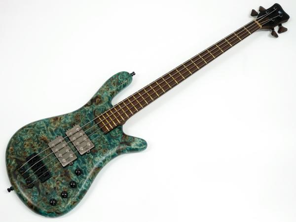 Warwick ( ワーウィック ) Customshop Streamer $$ 4st / Bleached Turquoise Blue Transparent Satin 