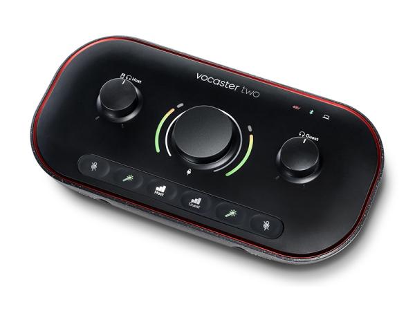 Focusrite フォーカスライト Vocaster Two・より柔軟なコンテンツ制作を行うポッドキャストインターフェース