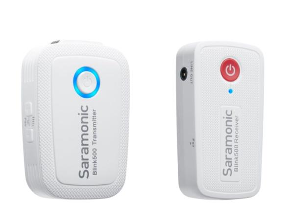 Saramonic サラモニック BLINK500 B1W-JP ◆ 2.4GHz 1ch ワイヤレスマイクシステム  ラべリアマイク付属 ホワイトモデル