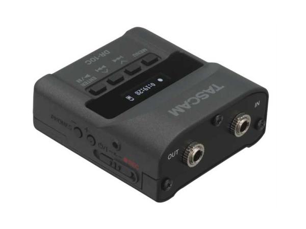 TASCAM タスカム DR-10CS ◆ ワイヤレスシステムのマイクとトランスミッター間に接続するバックアップ用レコーダー