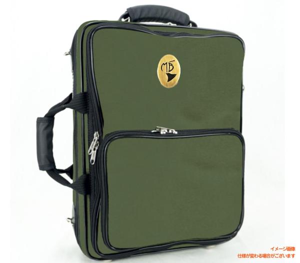 Marcus Bonna マーカスボナ MB02CL MGR クラリネット ダブル ケース Bb管 A管 2本 モスグリーン ナイロン リュック セミハード clarinet case 北海道 沖縄 離島不可 
