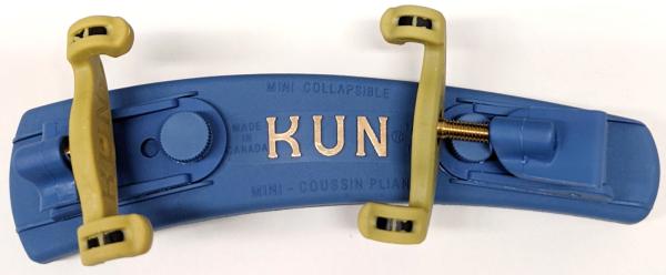 KUN クン バイオリン用 肩当て コラプシブル ブルー 折りたたみ