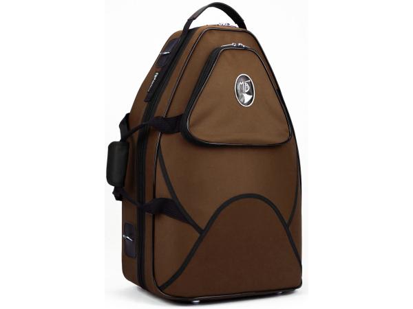 Marcus Bonna マーカスボナ MB5st BR デタッチャブル ホルン ケース ブラウン ナイロン リュック セミハードケース ベルカットモデル 縦置き MB-5　北海道 沖縄 離島不可