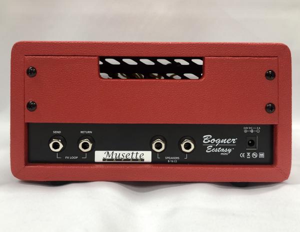 Bogner ボグナー ECSTASY Mini Red Tolex / Metal Grill [White