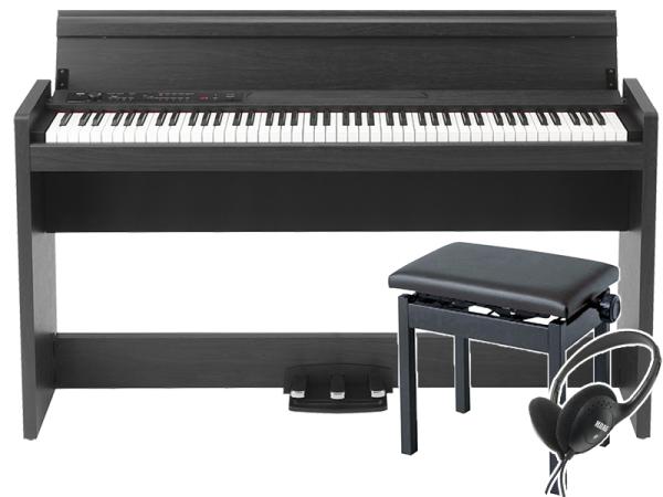 KORG コルグ LP-380U RWBK 高低自在椅子セット