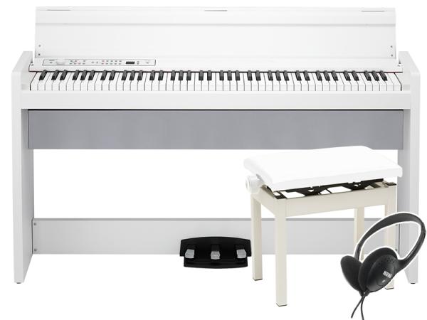 KORG コルグ LP-380U WH 高低自在椅子セット