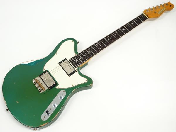 Freedom Custom Guitar Research Order Style Shaker Light Ash / R Sherwood Green N.C.Lacquer Relic 