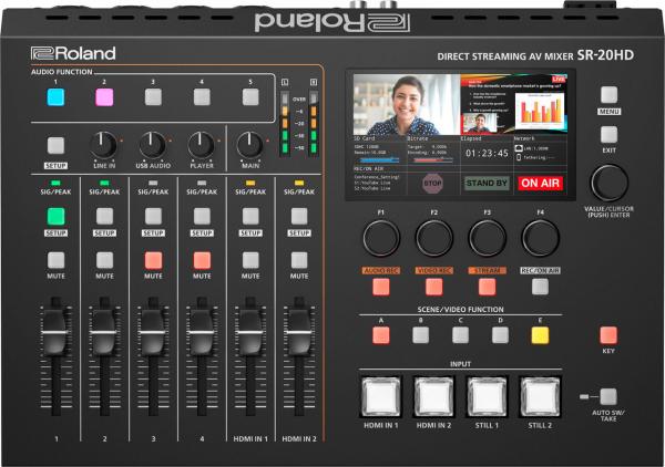 Roland ローランド SR-20HD◆ライブ配信に必要な機能を1台に集約