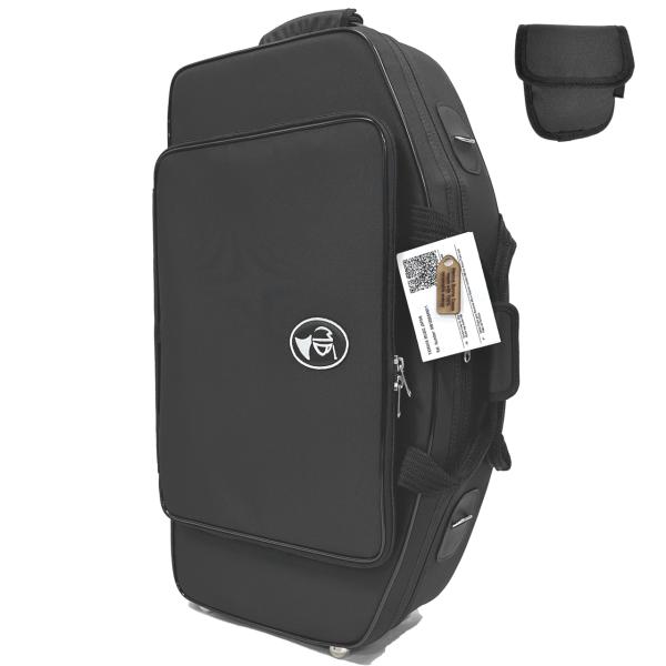 Marcus Bonna マーカスボナ MBSSAS BK アルトサックス ソプラノサックス ダブルケース ブラック ナイロン リュック セミハードケース  以下対応不可 北海道 沖縄 離島 代引き