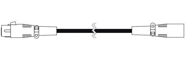 CANARE カナレ EC01 青  ◆ 音声 マイクケーブル ・1m  XLR3(メス)・XLR3(オス)